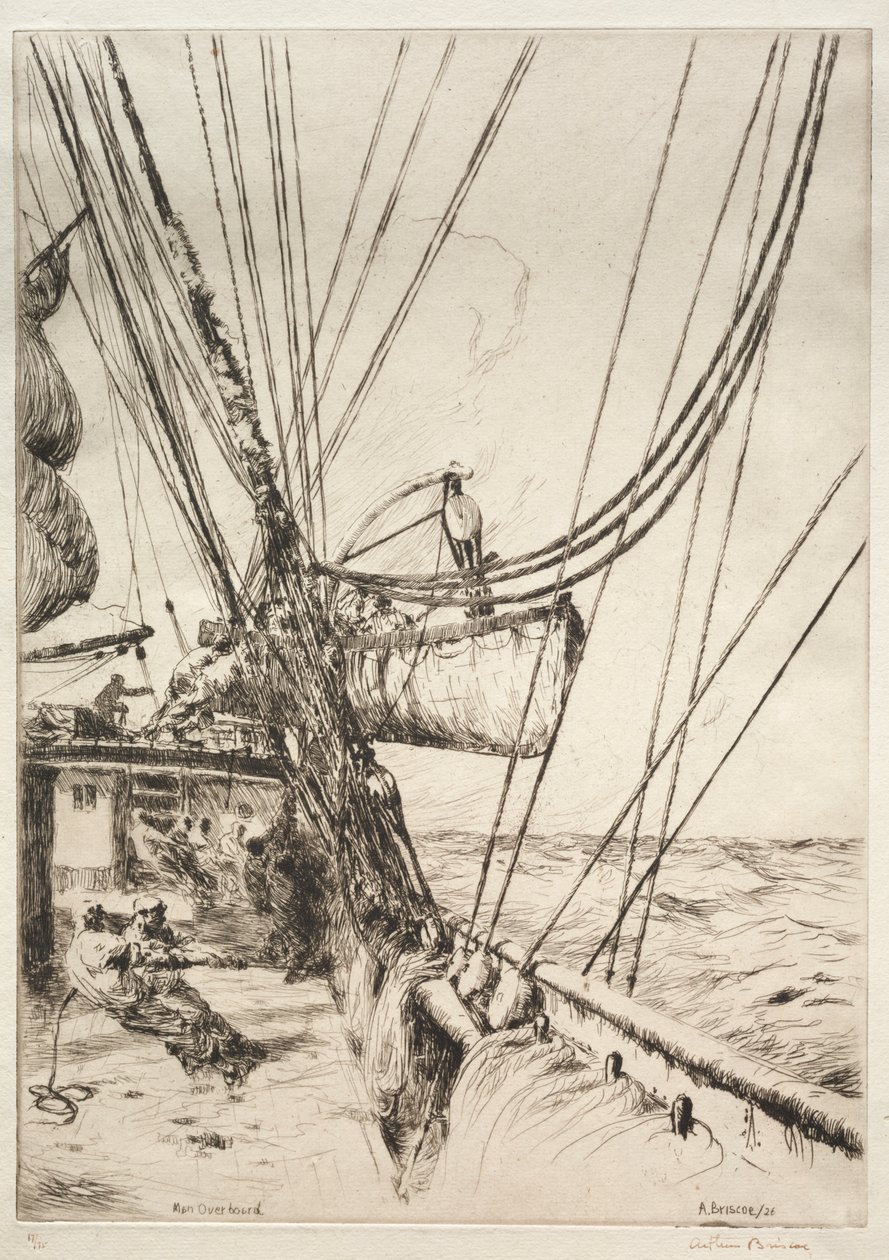 Muž přes palubu od Arthur John Trevor Briscoe