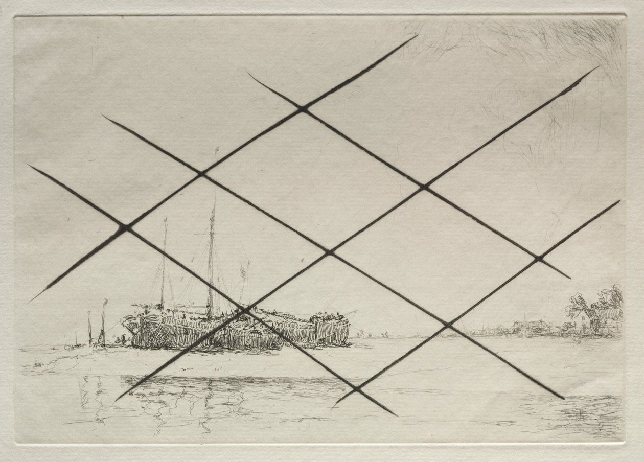 Na tvrdém, v Pin Mill od Arthur John Trevor Briscoe