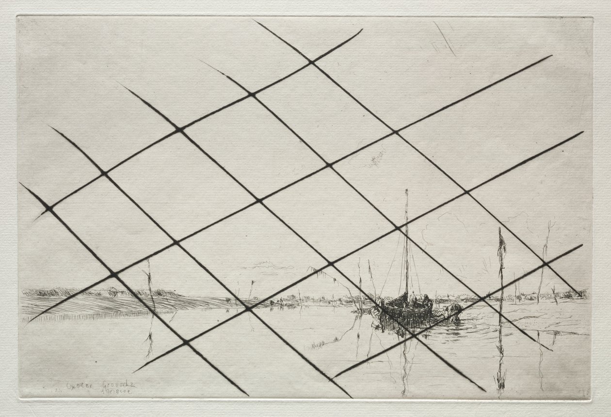 Oyster Grounds (na Essex Creek při odlivu) od Arthur John Trevor Briscoe