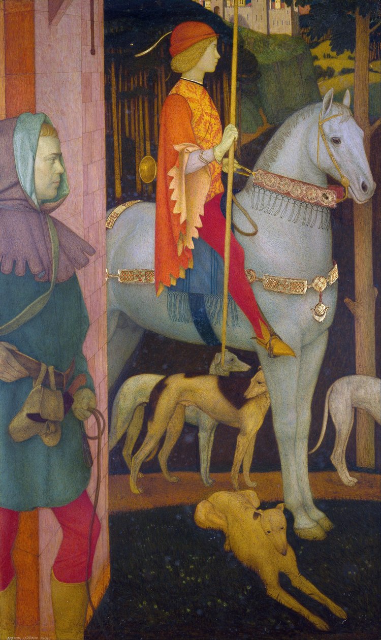 ""Kilhwych, králův syn"" Obraz Arthura Josepha Gaskina (1862-1928) 1901 Birminghamské muzeum a umělecká galerie od Arthur Joseph Gaskin