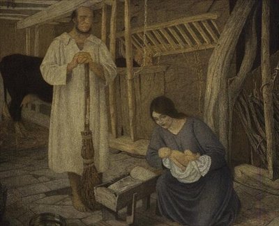 Narození Páně od Arthur Joseph Gaskin