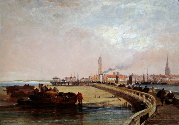 U Doků: Calais od Arthur Joseph Meadows