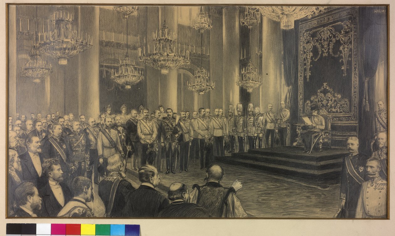 Císař František Josef I. od Arthur Lajos Halmi