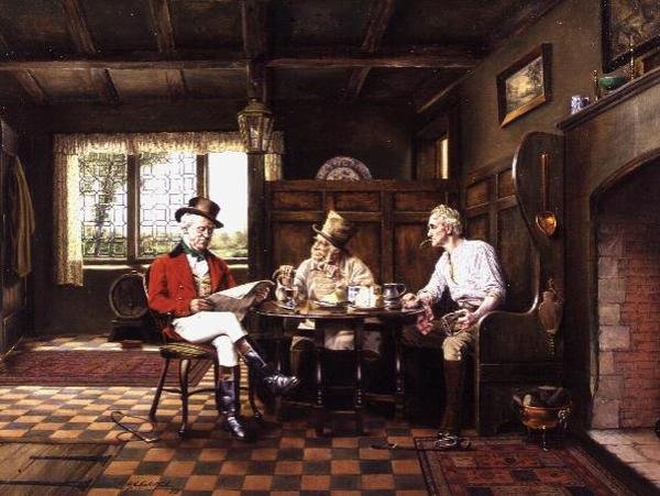 Interiér hospody od Arthur Longlands Grace
