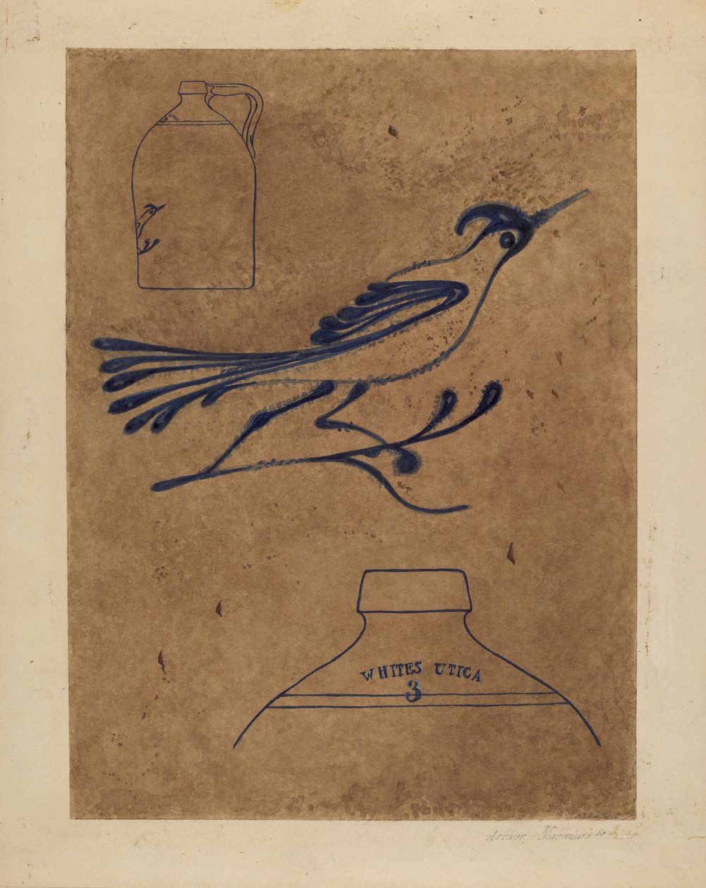 Kameninový džbán, c. 1937. od Arthur Matthews