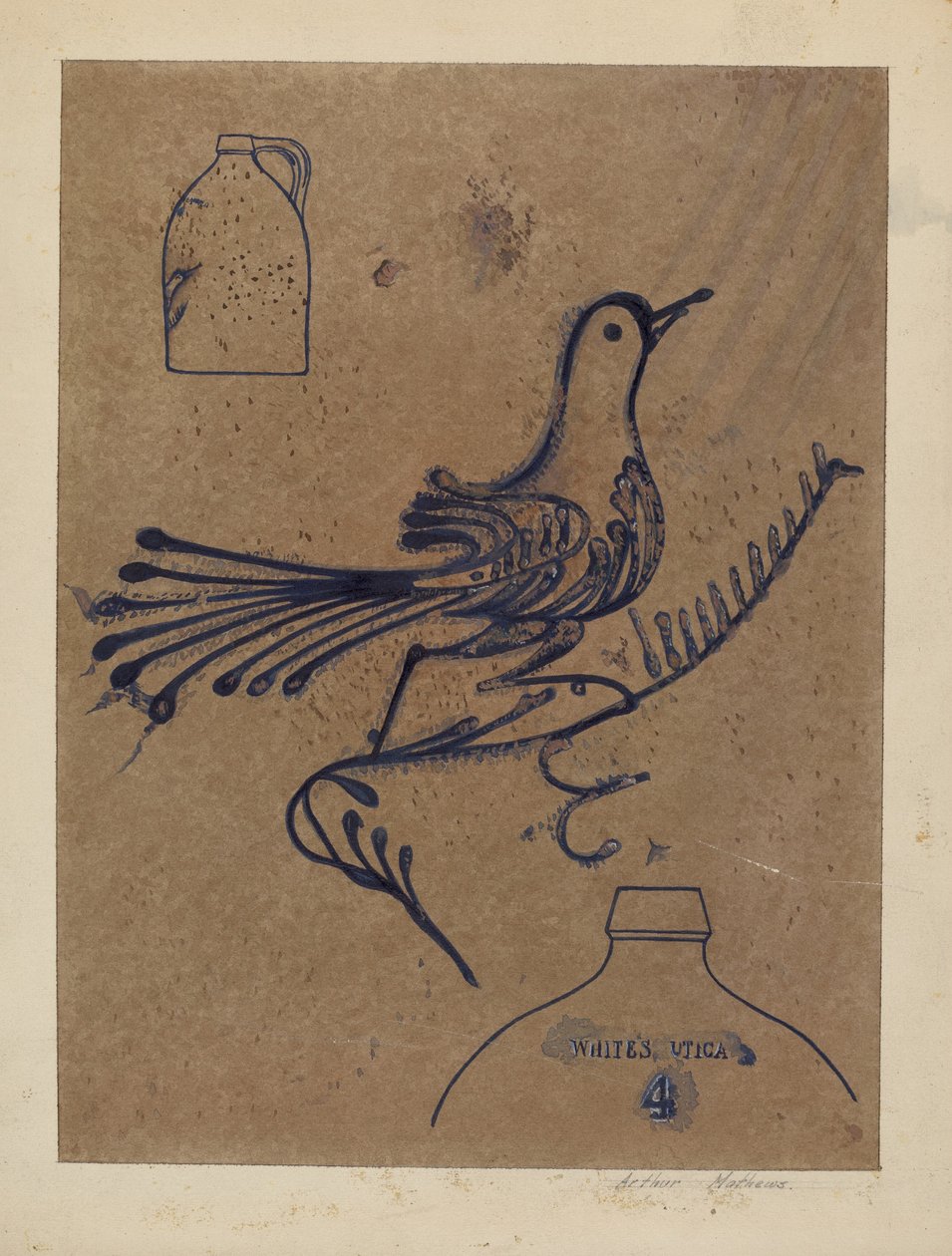 Kameninový džbán, c. 1937. od Arthur Matthews