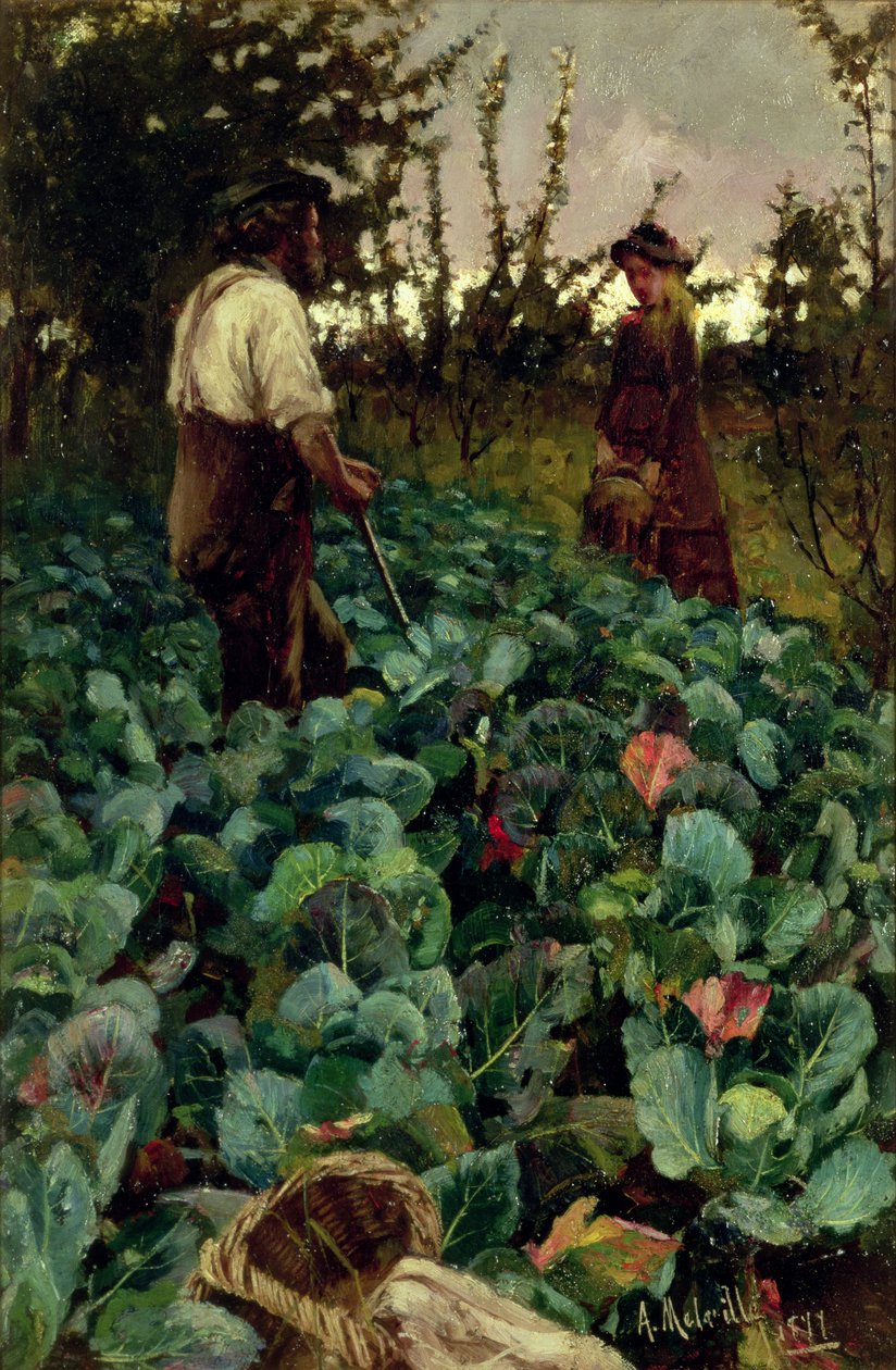 Zelná zahrada od Arthur Melville