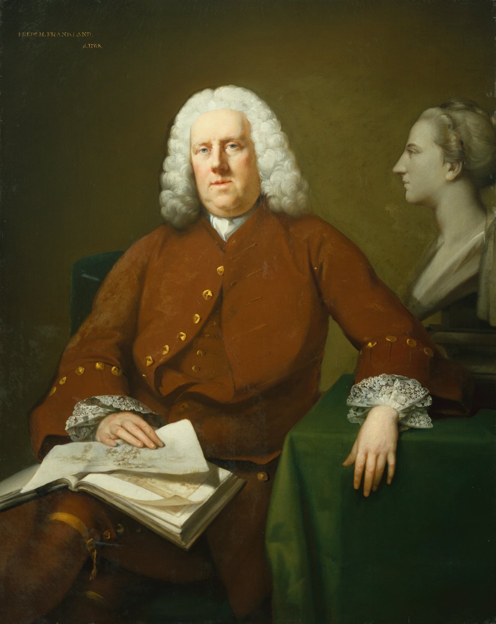 Portrét sira Fredericka Franklanda od Arthur Pond