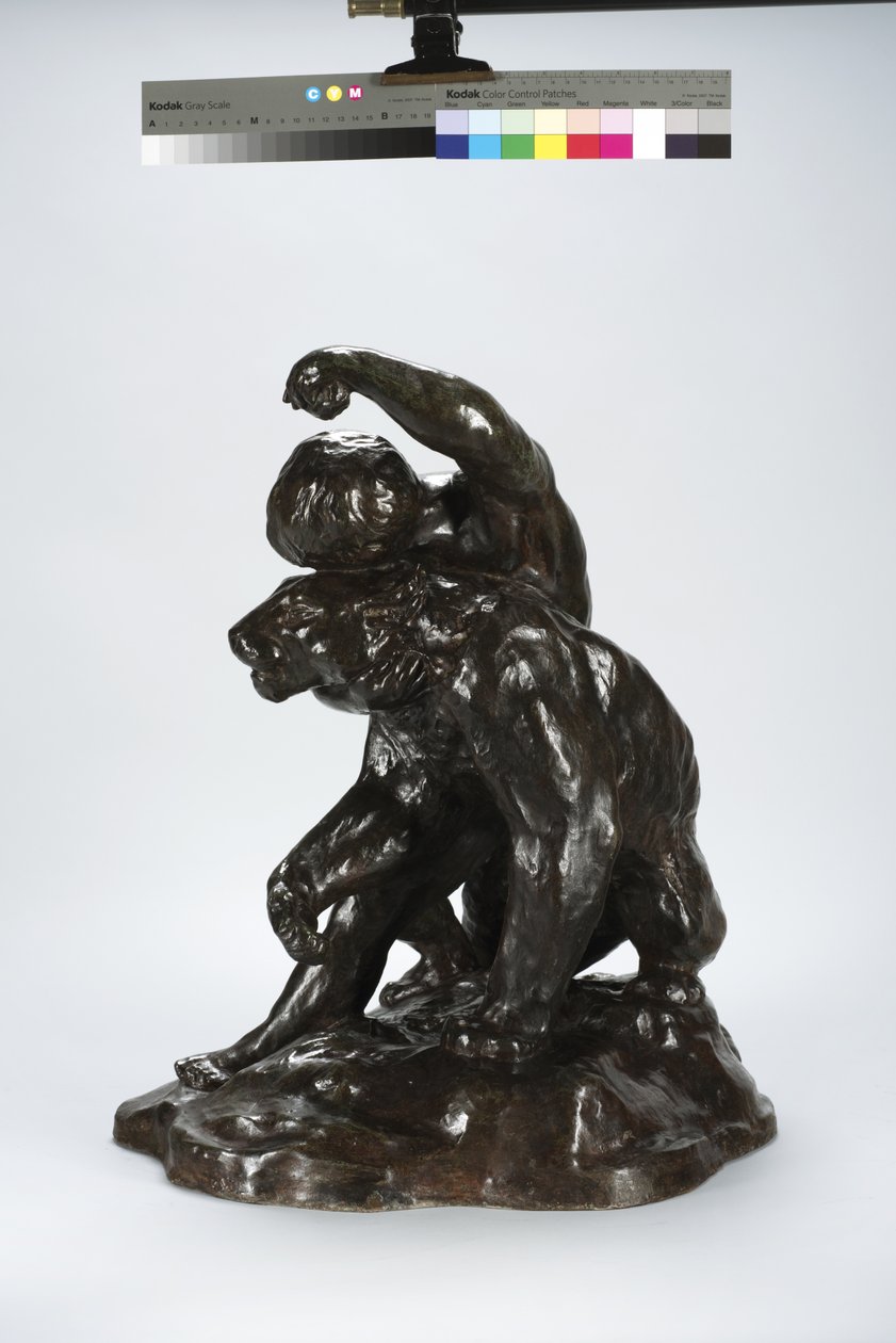 Puma a dítě (bronz) od Arthur Putnam