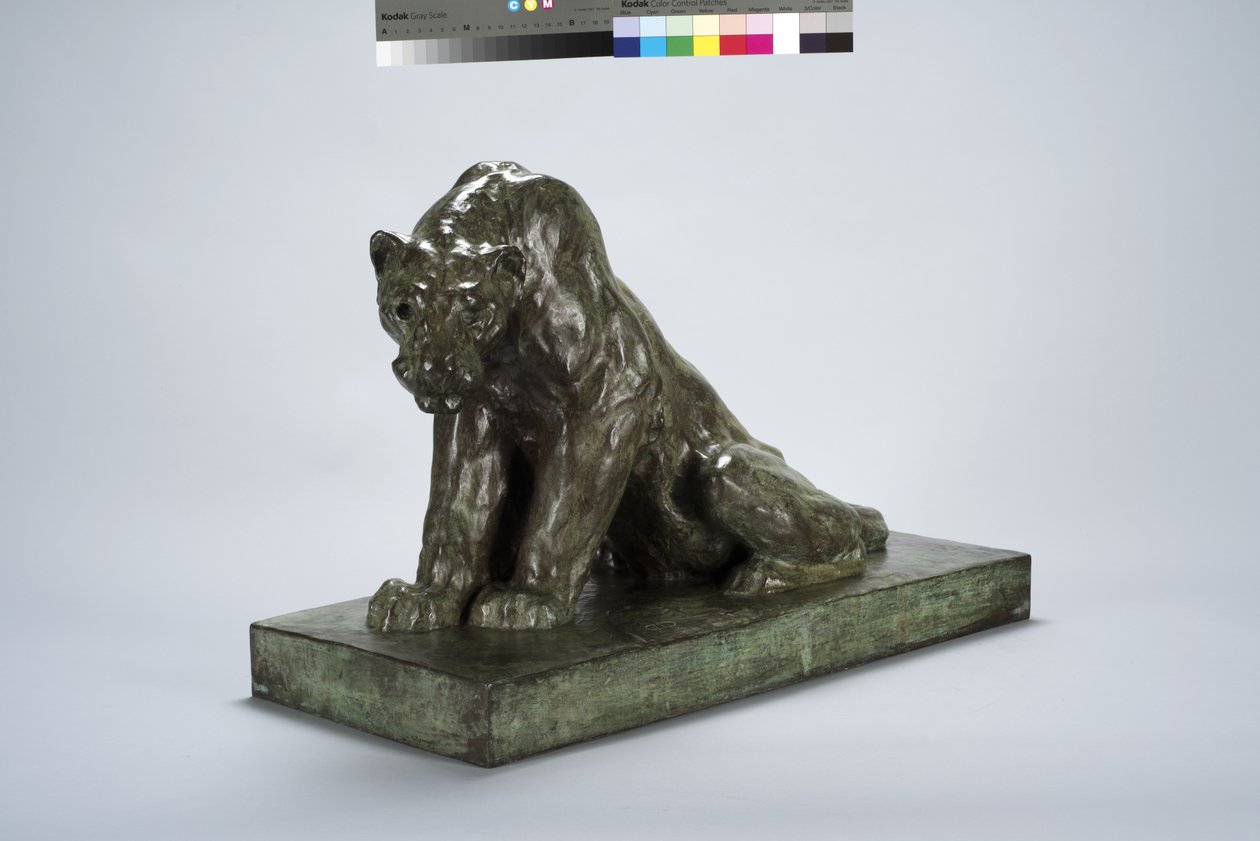 Puma on Guard (bronz) od Arthur Putnam