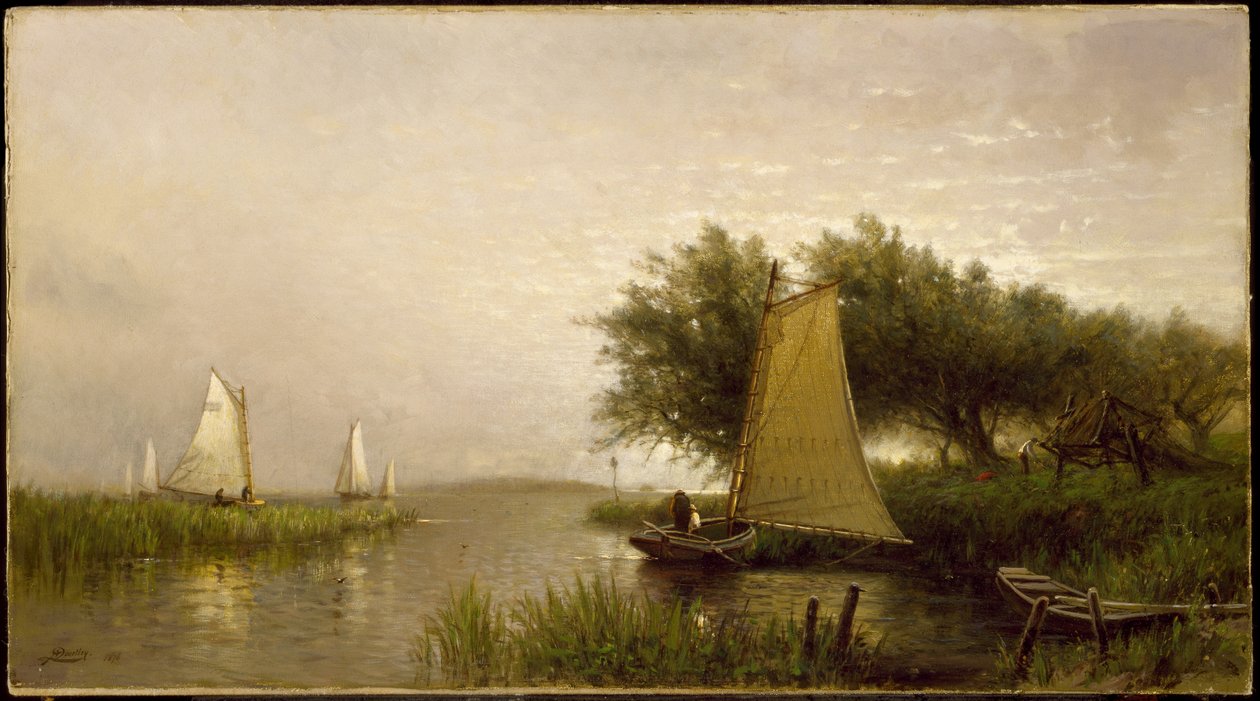 Na Synepuxent Bay, Maryland, 1876 od Arthur Quartley