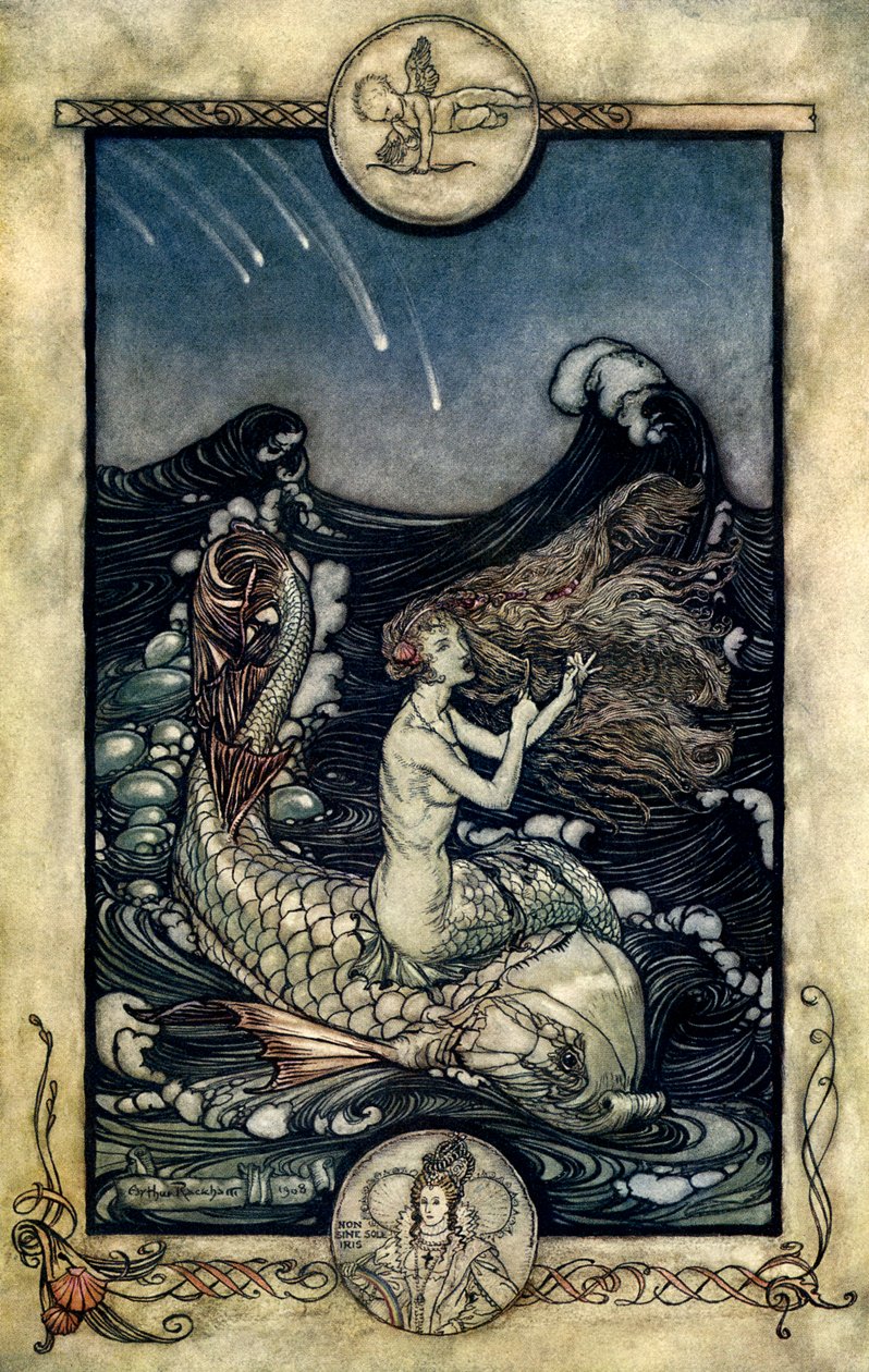 Sen noci svatojánské od Arthur Rackham
