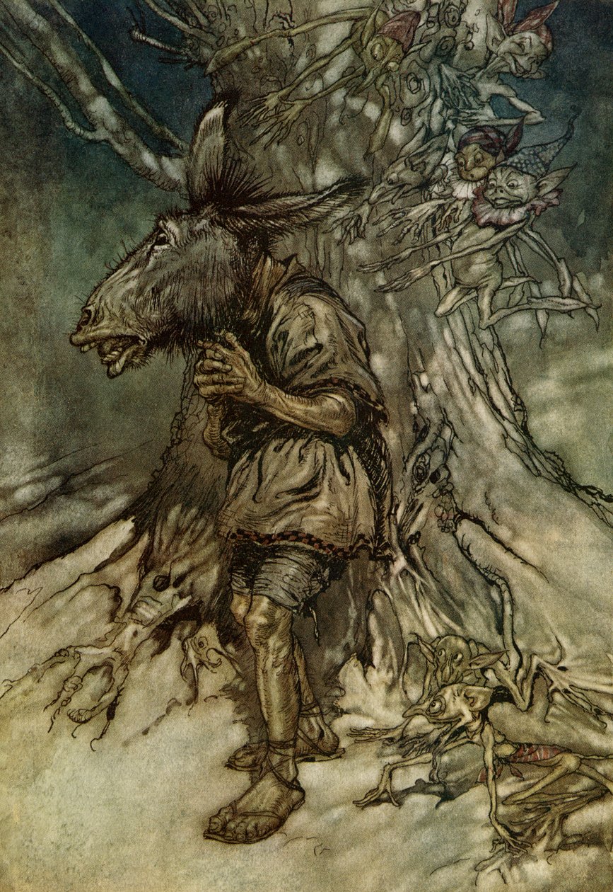 Sen noci svatojánské od Arthur Rackham