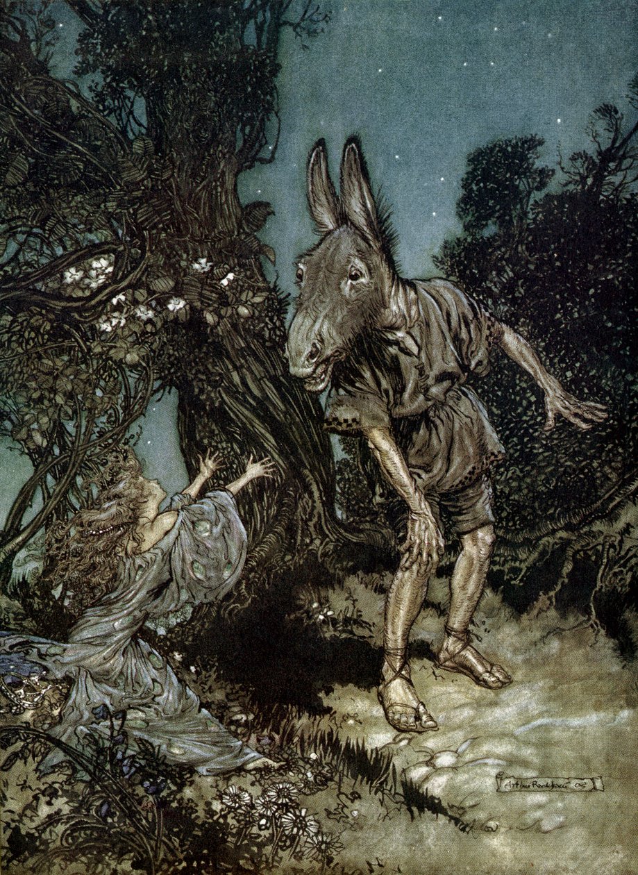Sen noci svatojánské od Arthur Rackham