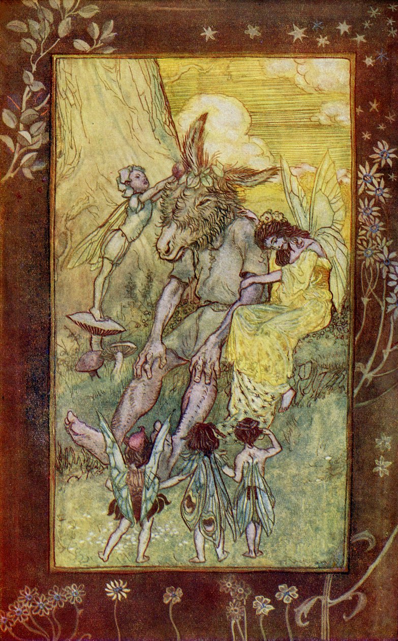 Sen noci svatojánské od Williama Shakespeara od Arthur Rackham