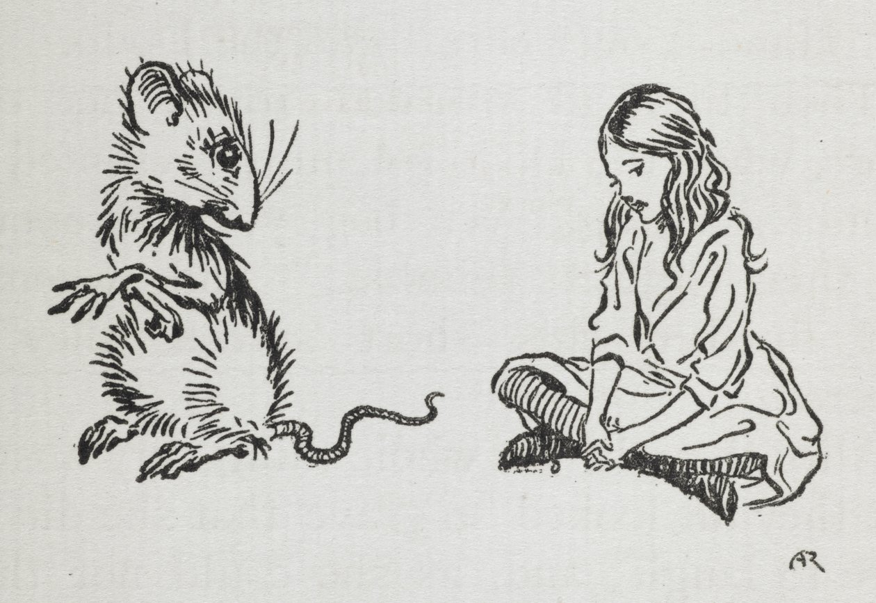 Alice a myš od Arthur Rackham