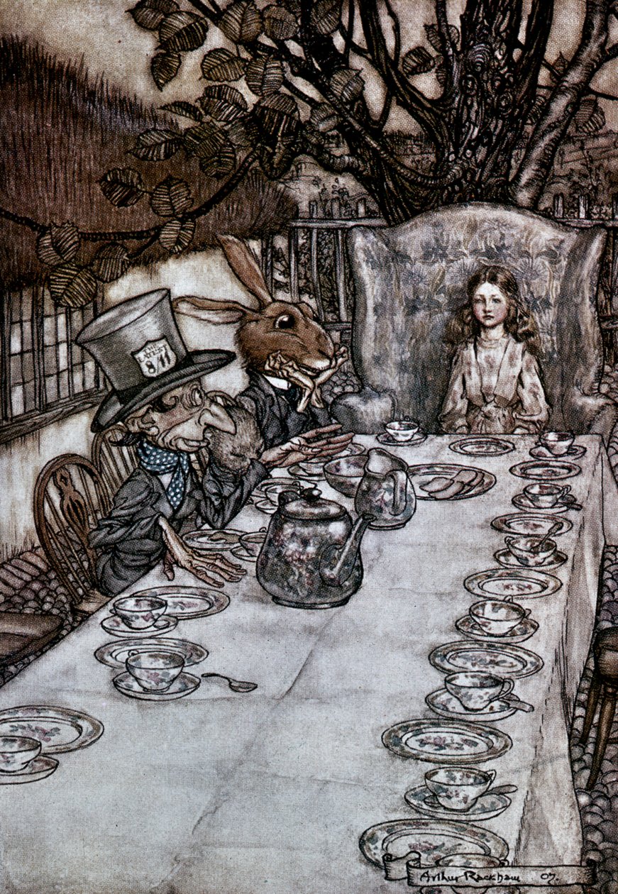Alenka v říši divů, 1917 od Arthur Rackham
