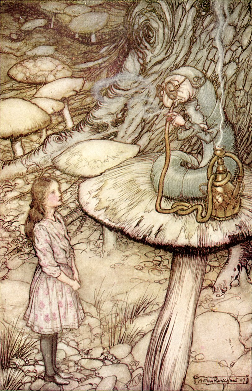 Alenka s dobrodružstvím v říši divů od Lewise Carrolla od Arthur Rackham