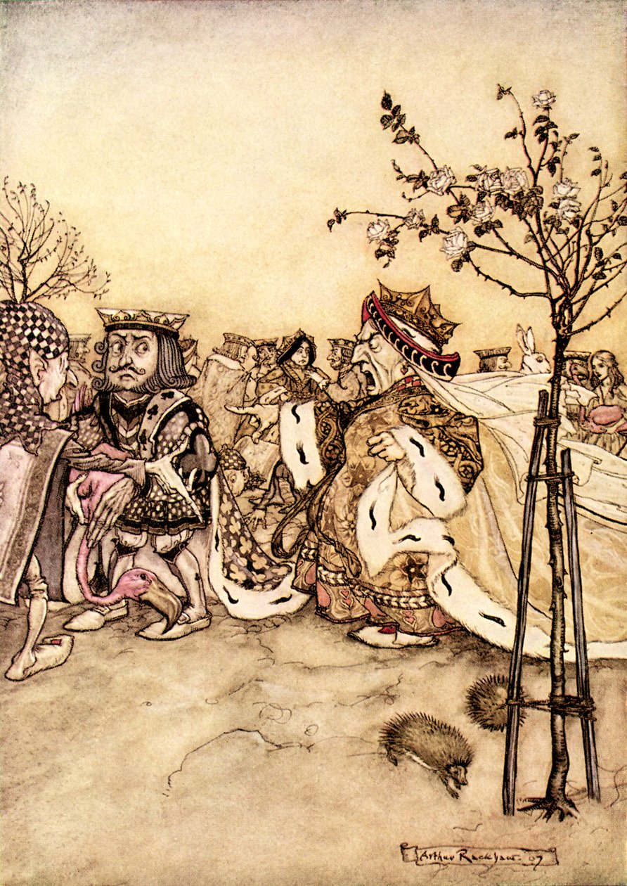 Alenka s dobrodružstvím v říši divů od Lewise Carrolla od Arthur Rackham