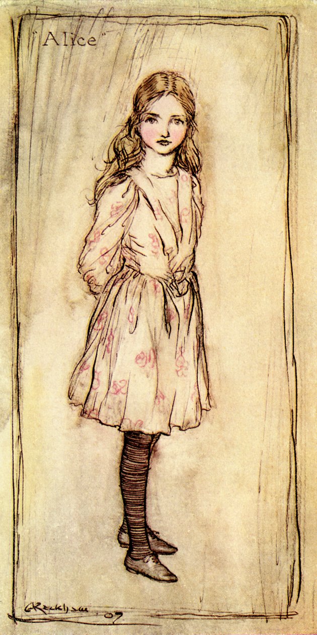 Alenka s dobrodružstvím v říši divů od Lewise Carrolla od Arthur Rackham