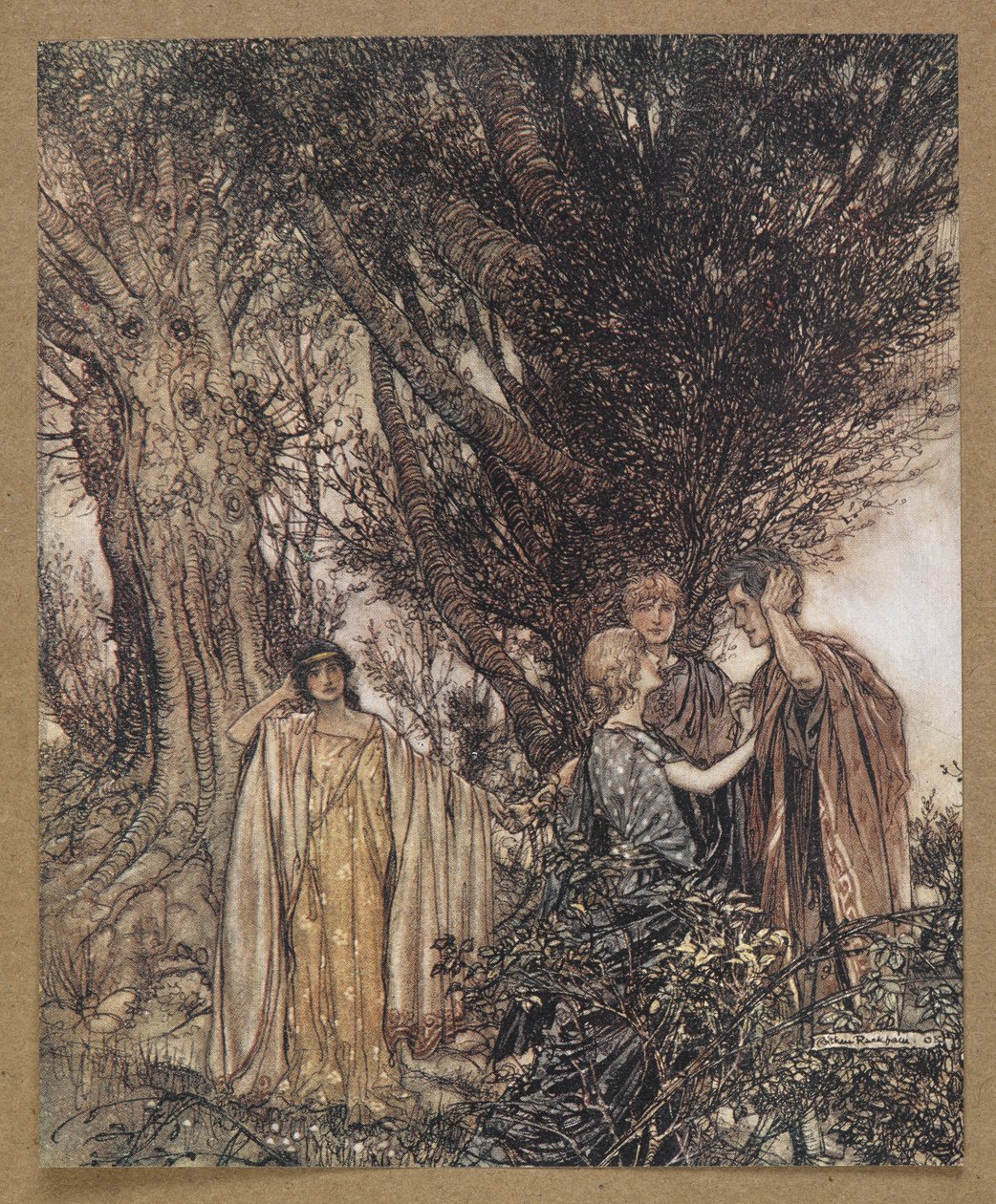 „... jste si jisti, že jsme vzhůru? Zdá se mi, že přesto spíme, sníme. Scéna ze snu „Midsummer Night