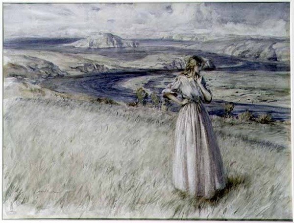 Bigbury Bay, Devon od Arthur Rackham