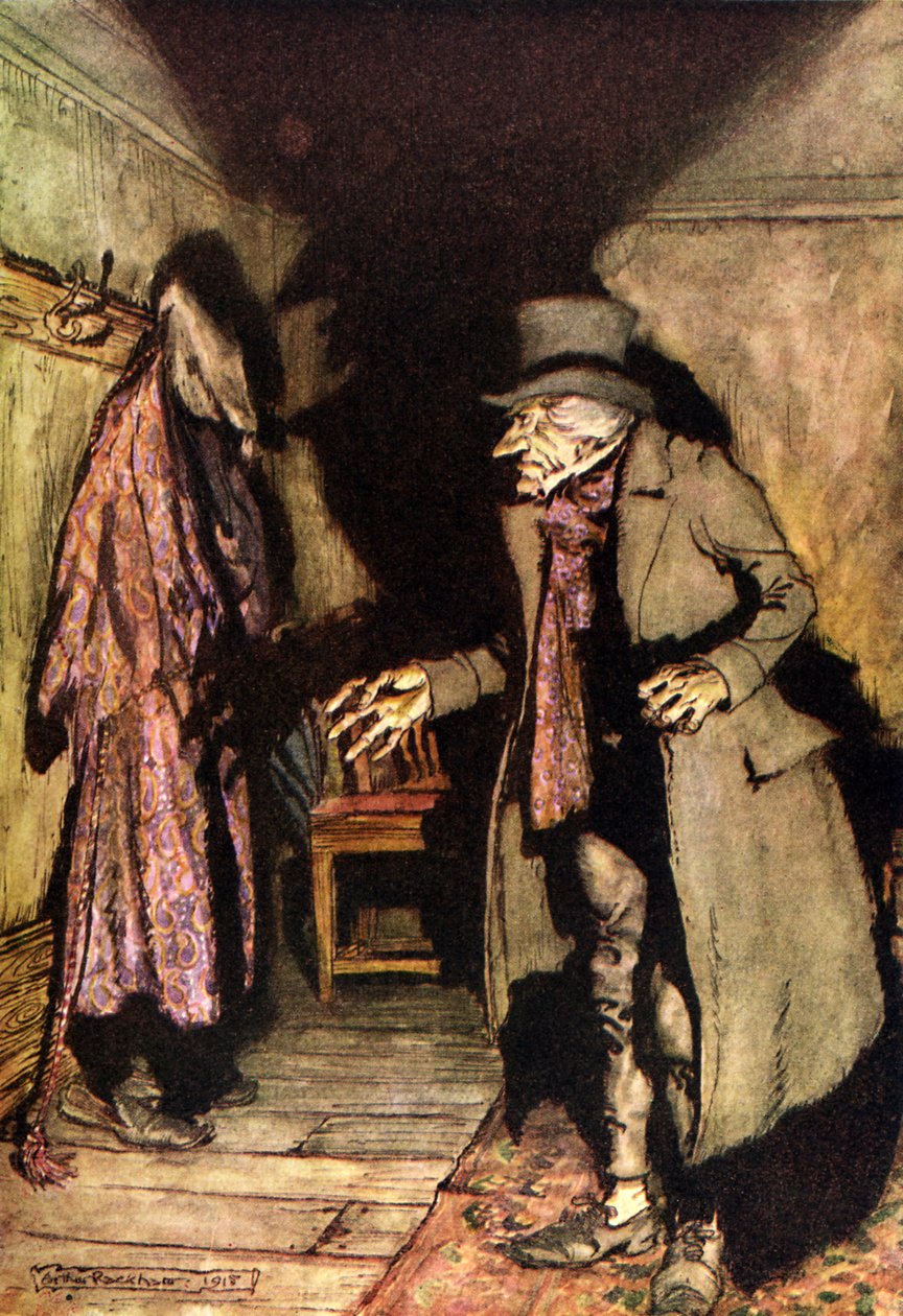 Vánoční koleda Charlese Dickense od Arthur Rackham