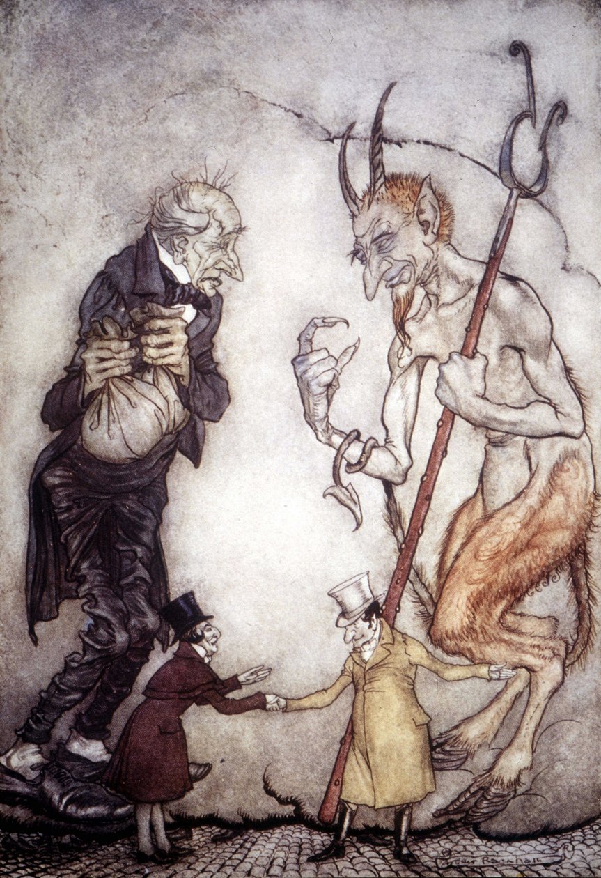 Vánoční příběh Charlese Dickense (1812 - 1872), ilustrace Arthur Rackham (1867-1939) od Arthur Rackham