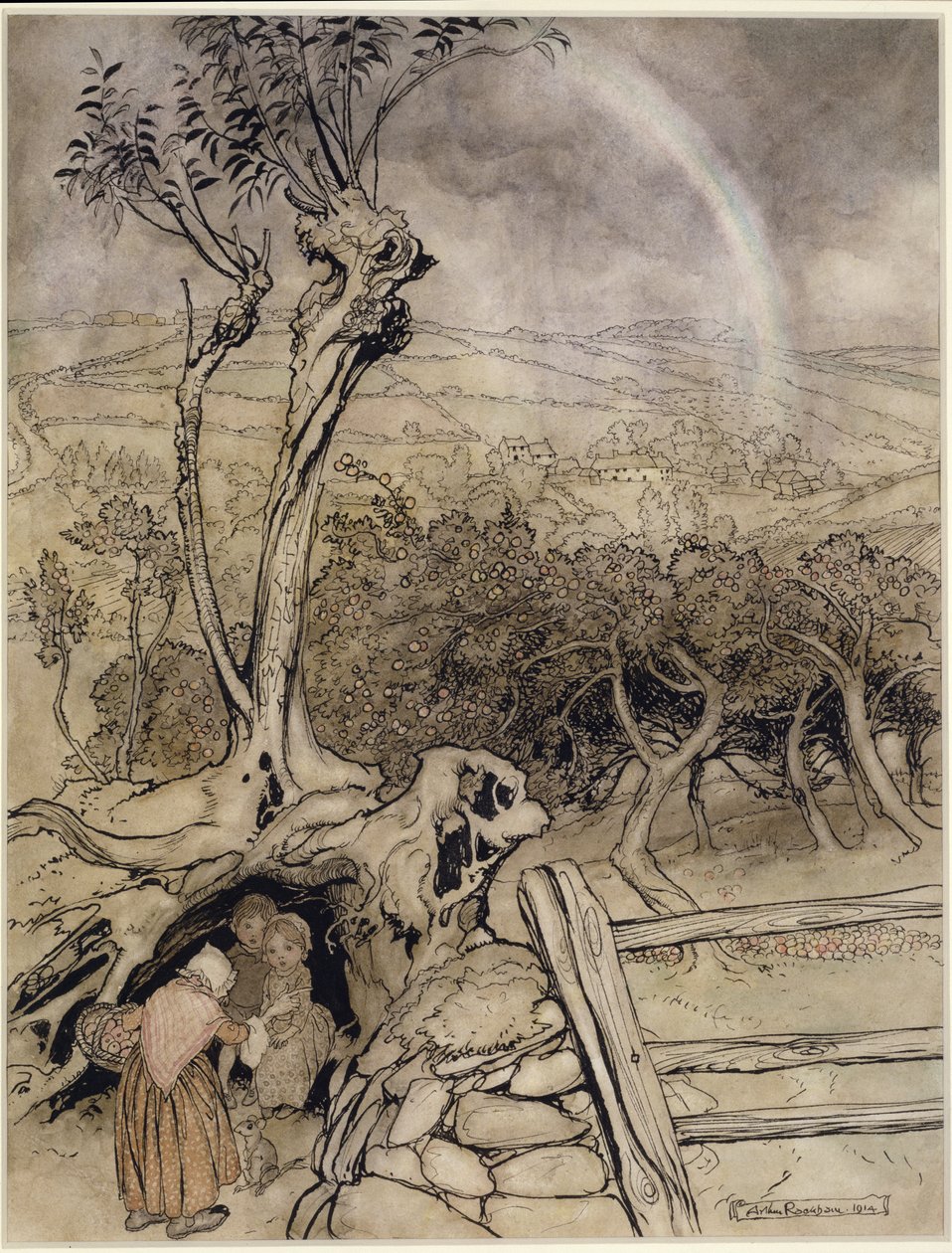 Přesně tam, kde končí duha od Arthur Rackham