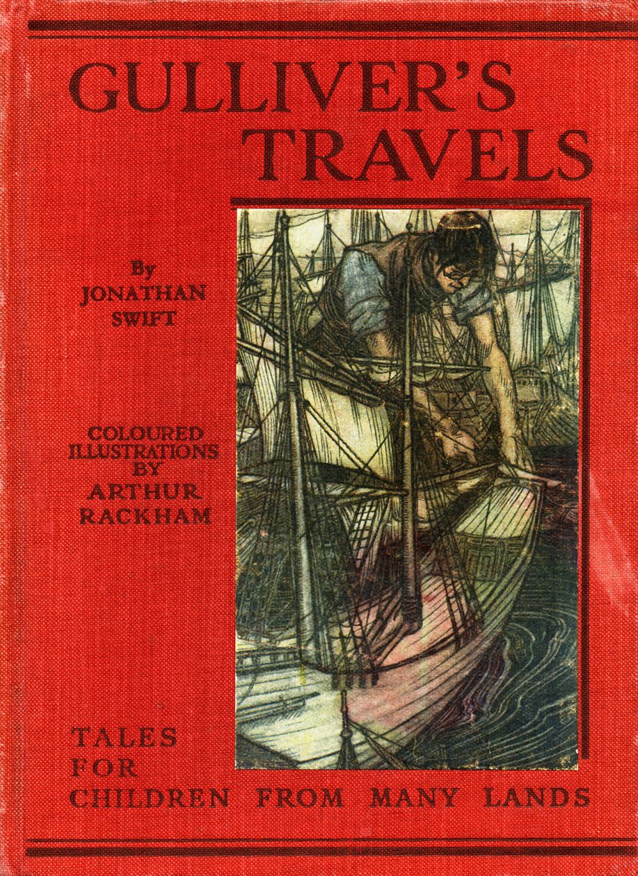 Gulliverovy cesty od Jonathana Swifta od Arthur Rackham