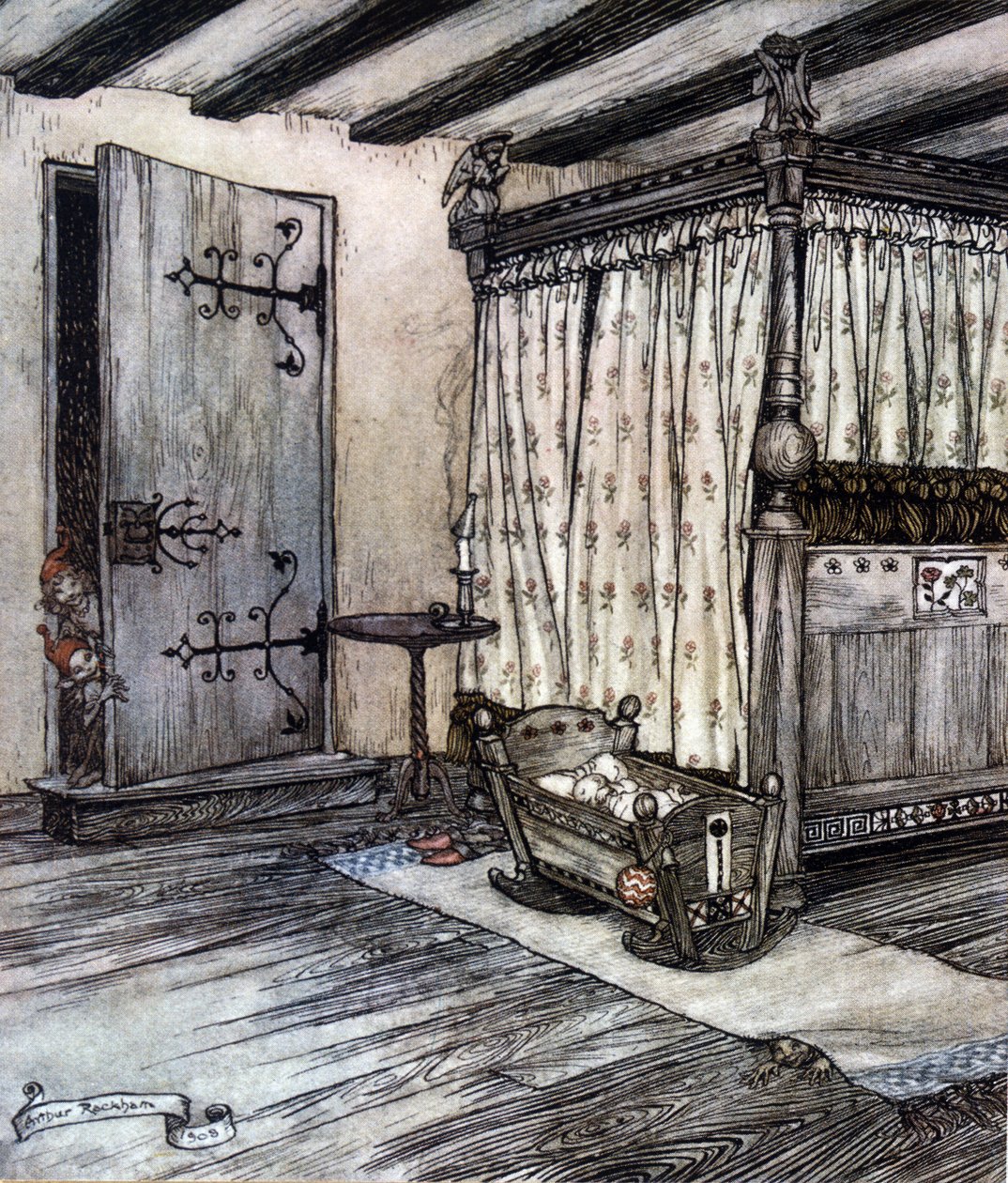 Ilustrace Arthur RACKHAM (1867-1939) pro Sen letní noci od Williama SHAKESPEARE od Arthur Rackham