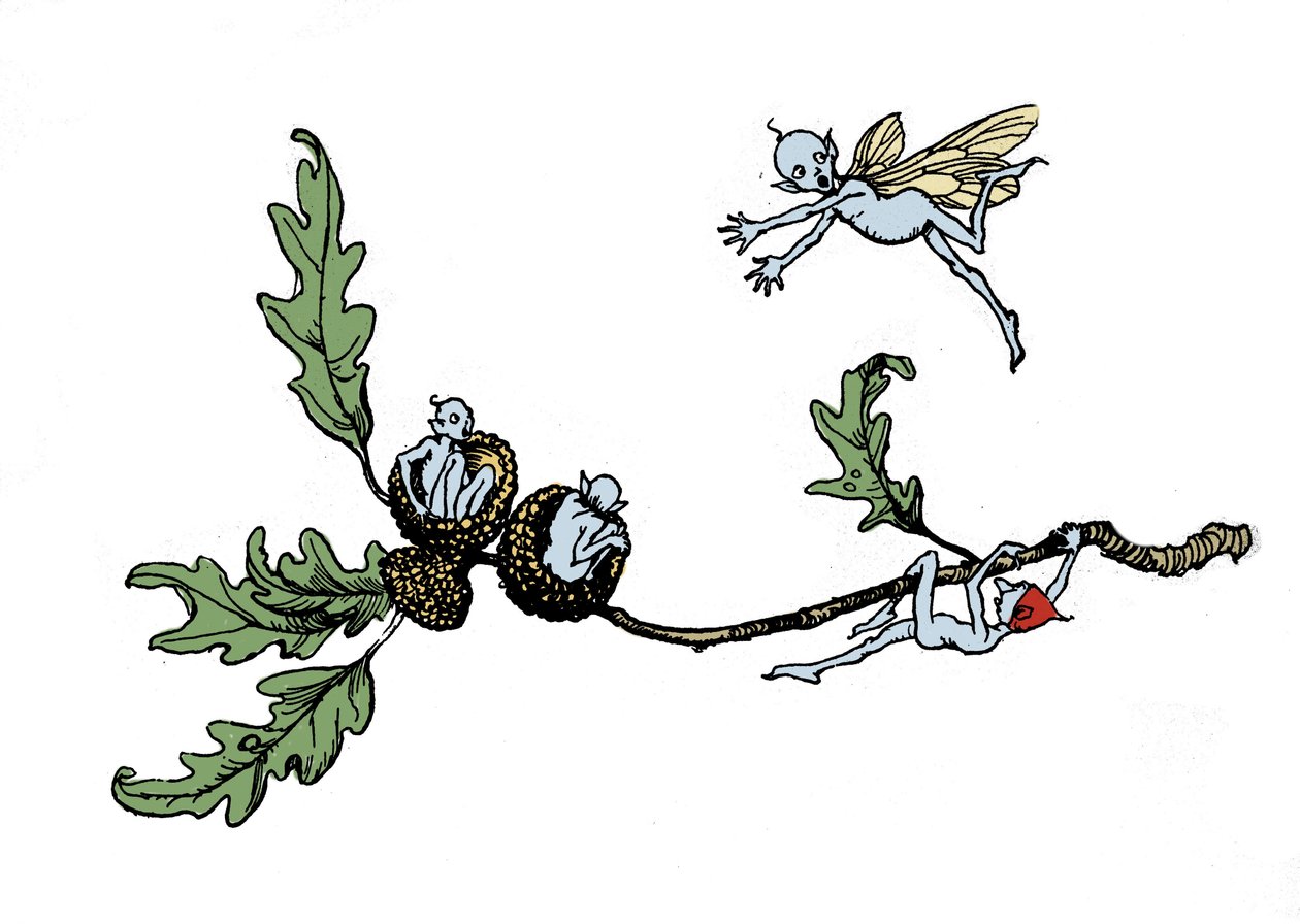 Ilustrace Arthur RACKHAM (1867-1939) pro Sen letní noci od Williama SHAKESPEARE od Arthur Rackham