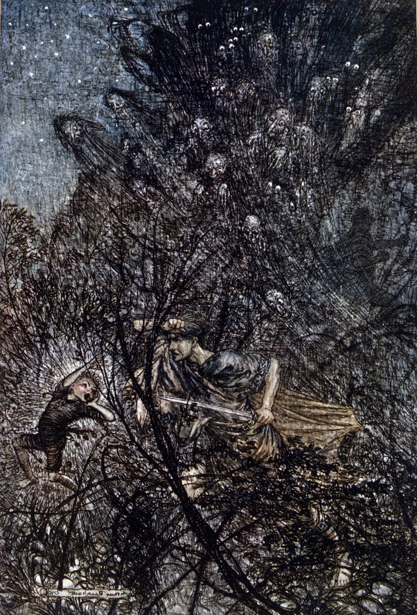 Ilustrace Arthur RACKHAM (1867-1939) pro Sen letní noci od Williama SHAKESPEARE od Arthur Rackham