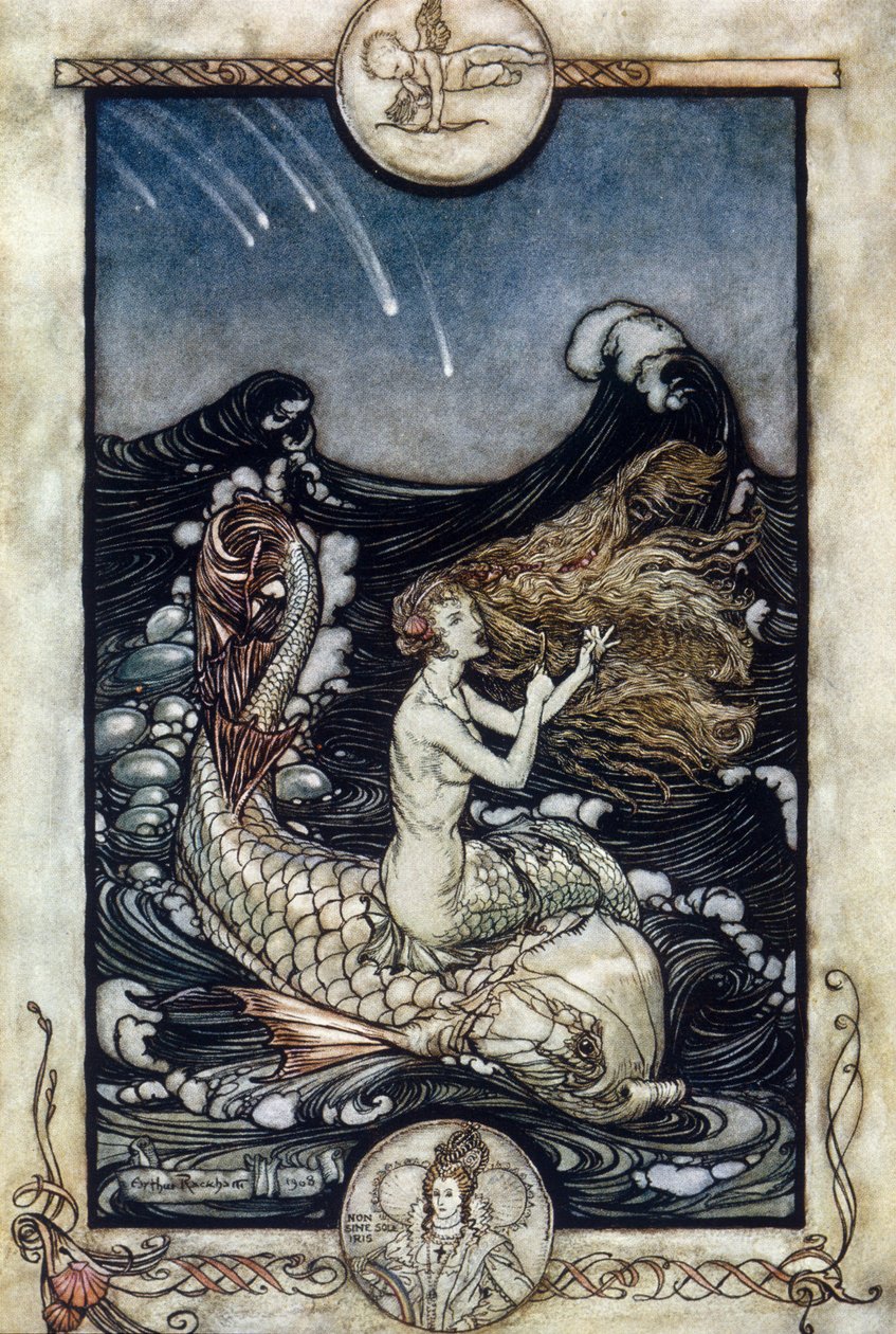 Ilustrace Arthur RACKHAM (1867-1939) pro Sen letní noci od Williama SHAKESPEARE od Arthur Rackham