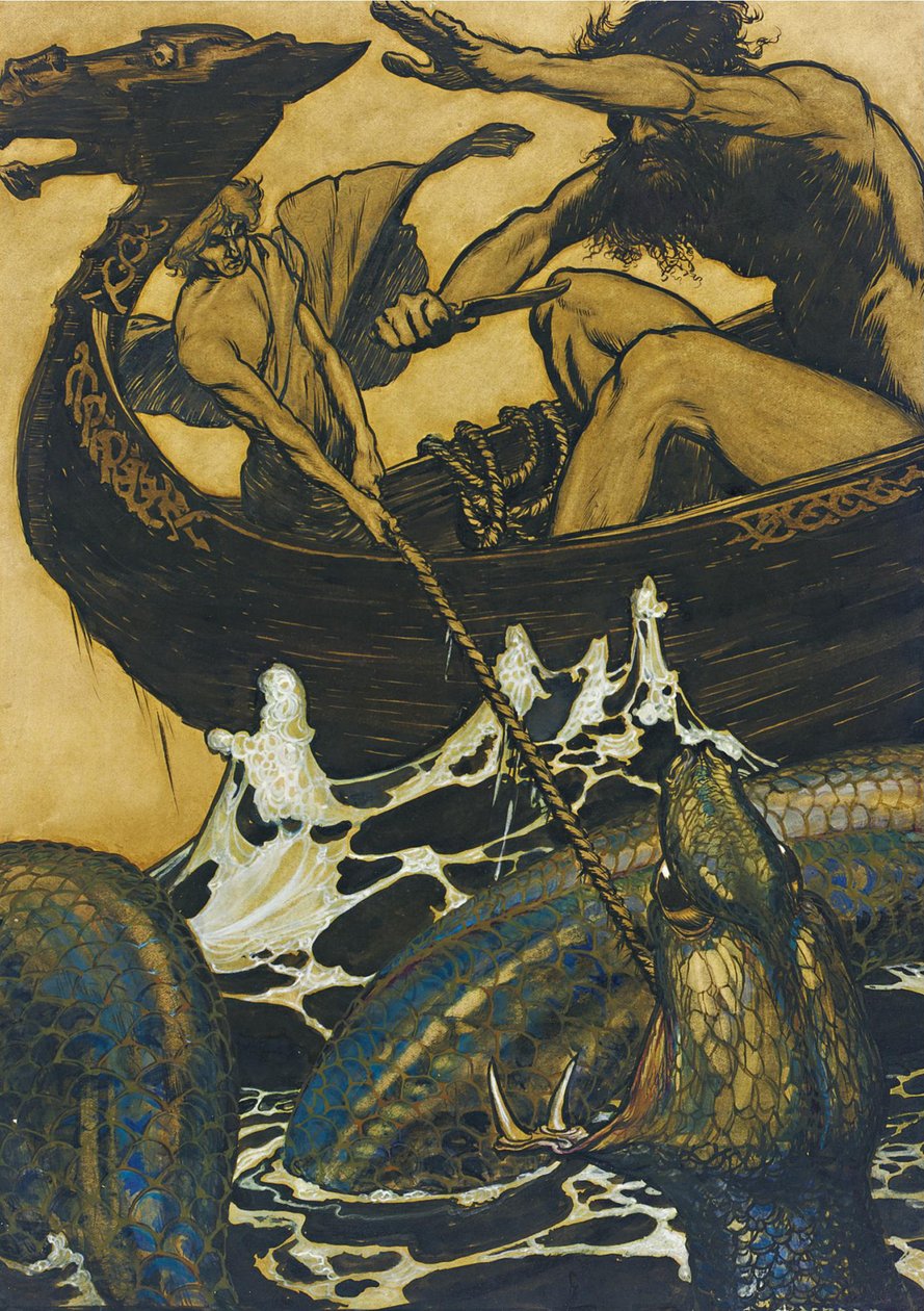 Ilustrace pro The Edda od Arthur Rackham