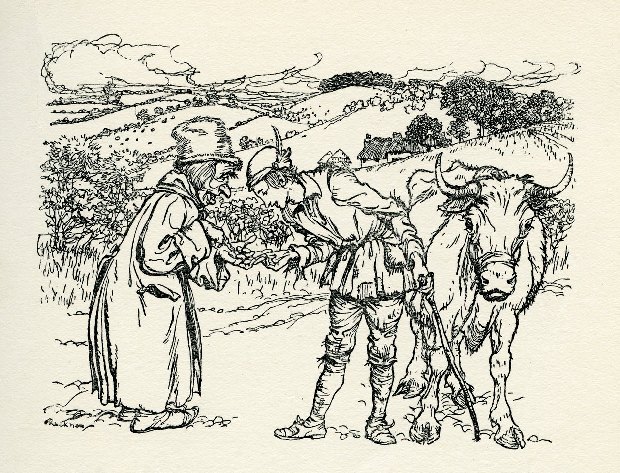 O kouzelné fazoli od Arthur Rackham