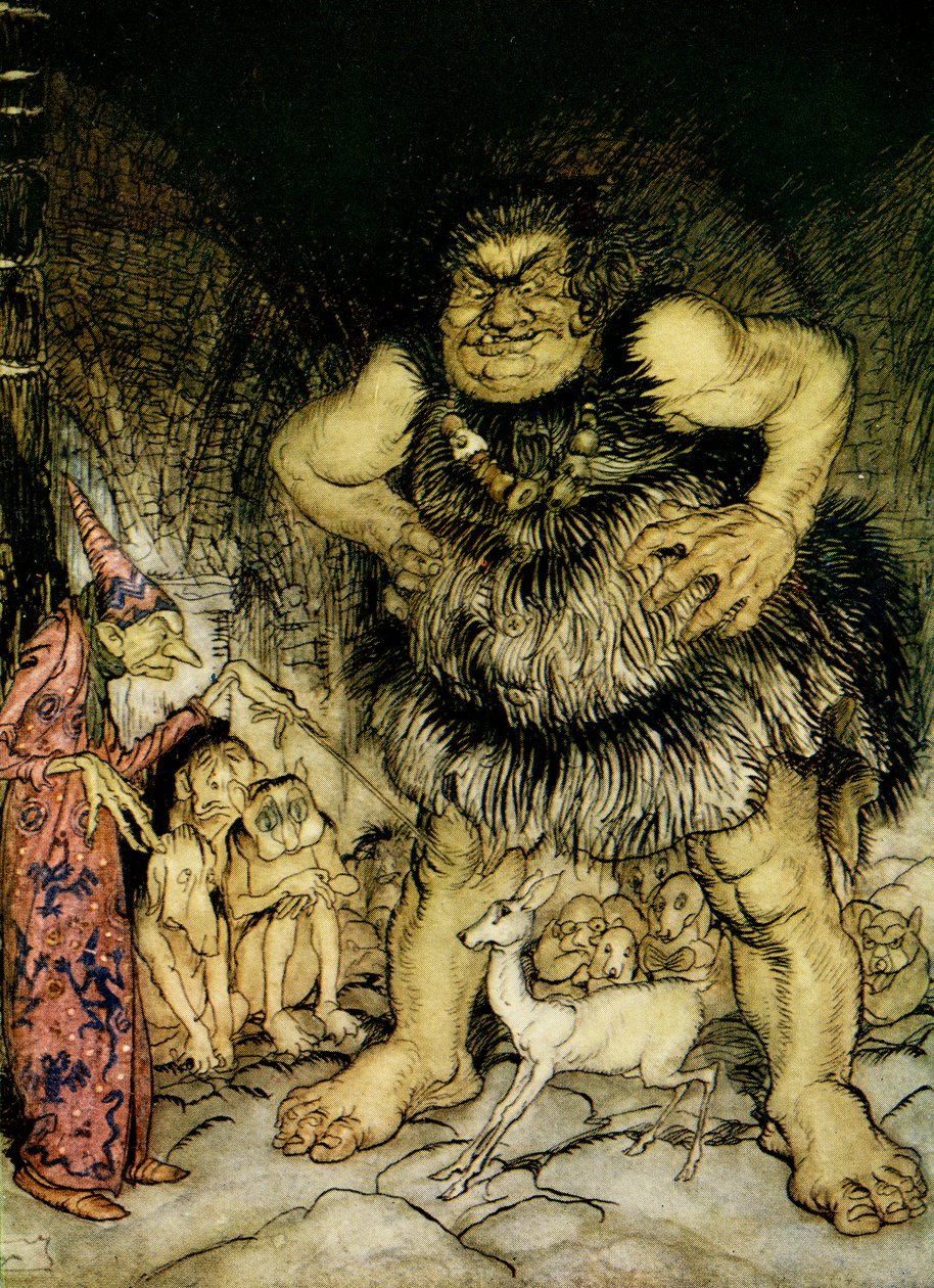 Jack the Giant Killer od Arthur Rackham