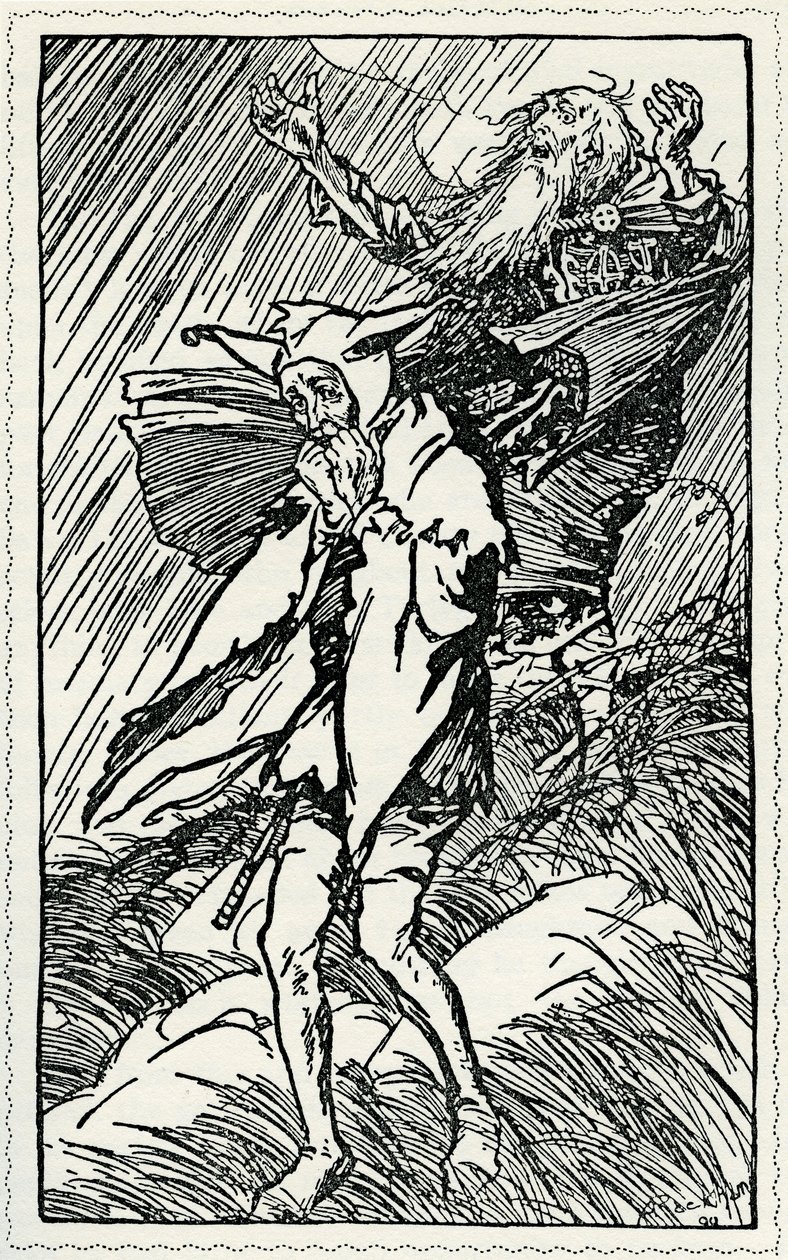 Král Lear od Williama Shakespeara od Arthur Rackham