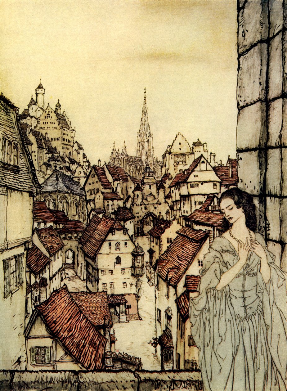 Ligeia od Edgara Allana Poea od Arthur Rackham