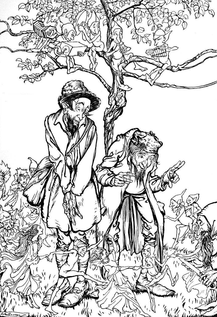 Bratr a sestřička, 1917, 1923 od Arthur Rackham