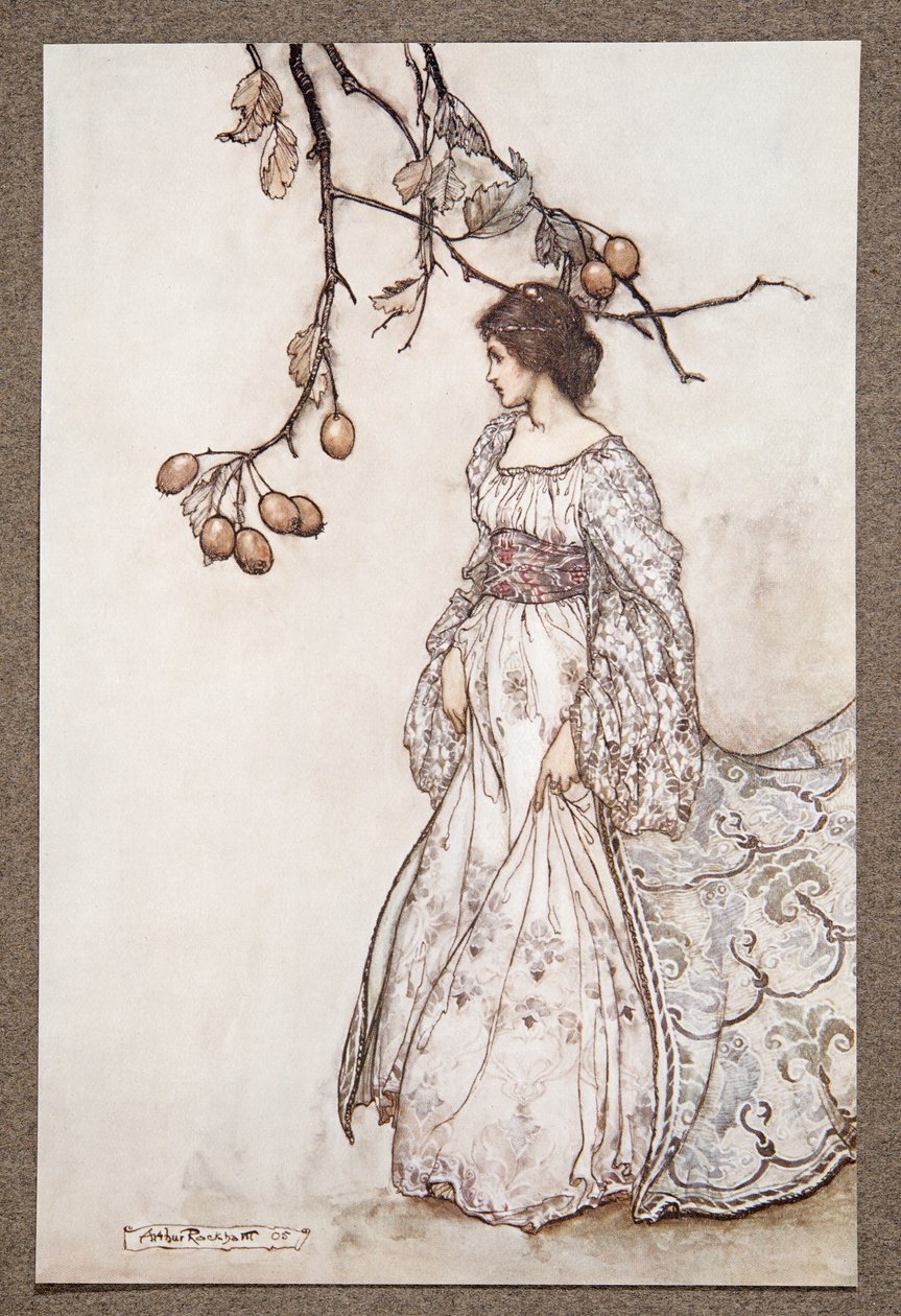 Opravdu velmi neotřelé..., od Petera Pana v Kensington Gardens od J. M. Barrieho (1860 - 1937), hospoda. 1906 od Arthur Rackham