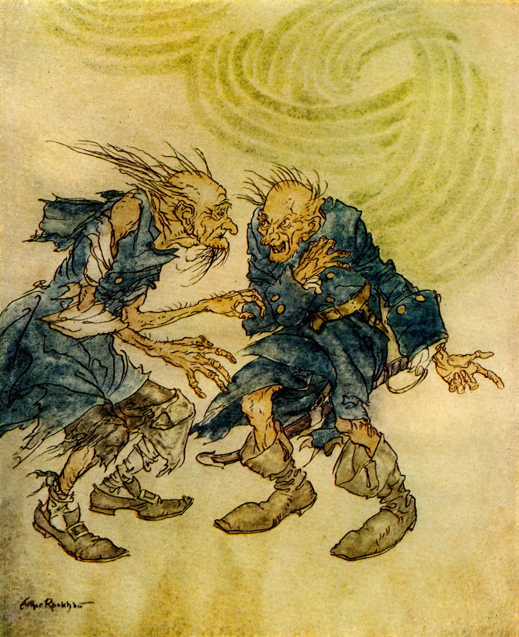 Rukopis nalezený v láhvi od Edgara Allana Poea od Arthur Rackham