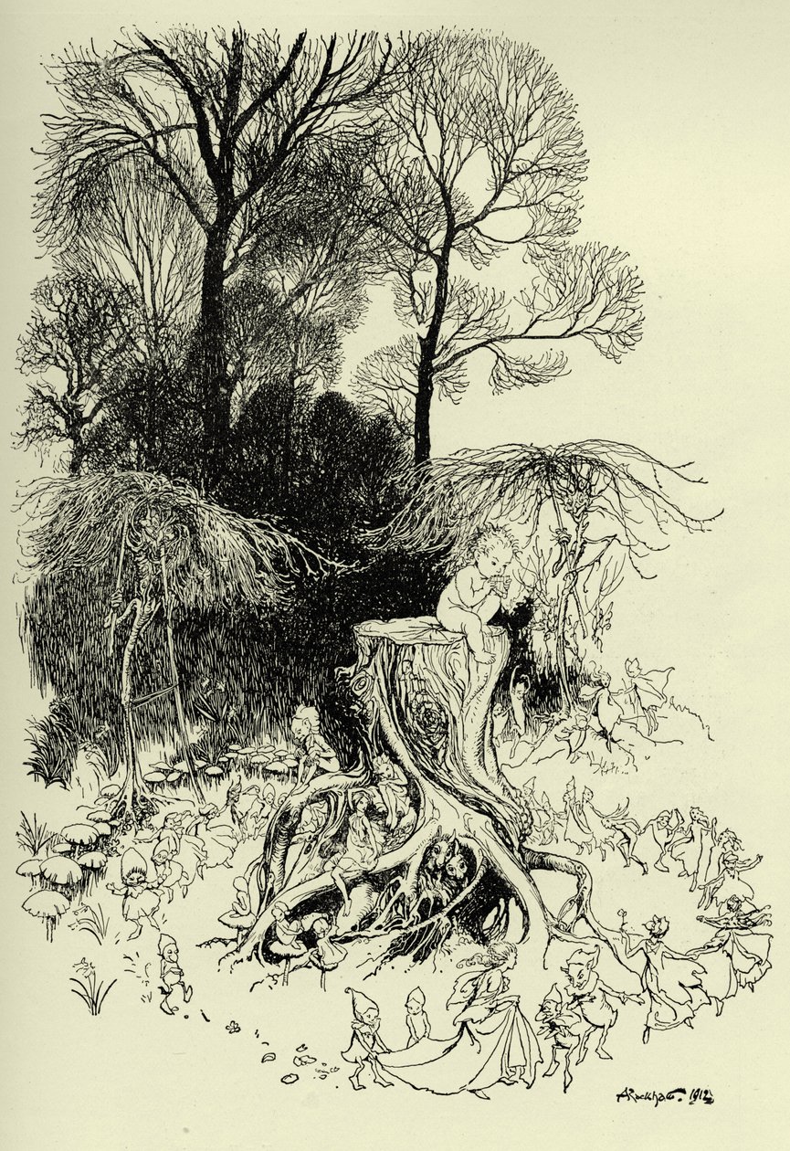 Petr Pan a víly od Arthur Rackham