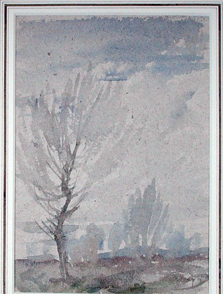 Studie stromu (akvarel na papíře) od Arthur Rackham