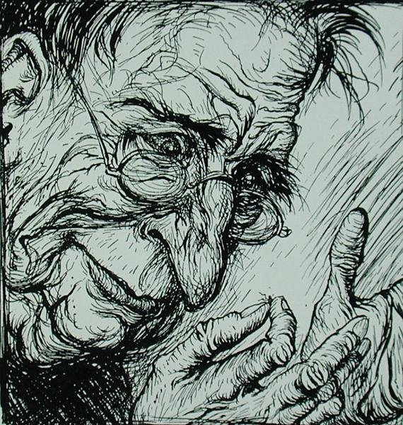 Blecha a muž, ilustrace z 