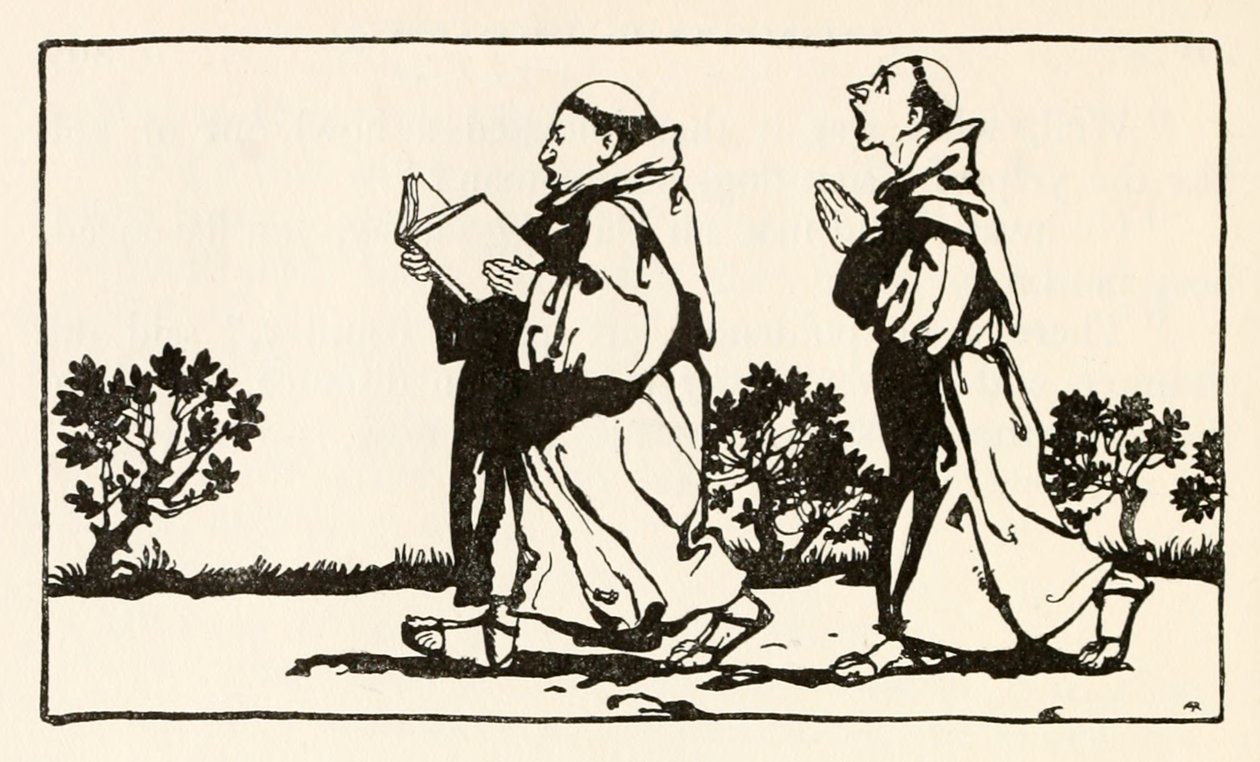 Hag seděla u zdi, z Morgans Frenzy v Irish Fairy Tales od Arthur Rackham
