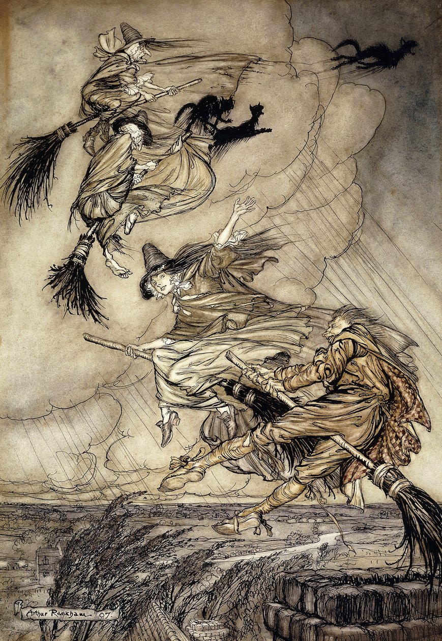 The Ingoldsby Legends: Frontispiece, od Arthur Rackham