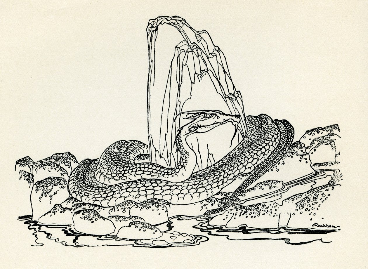 Červ Laidly od Arthur Rackham