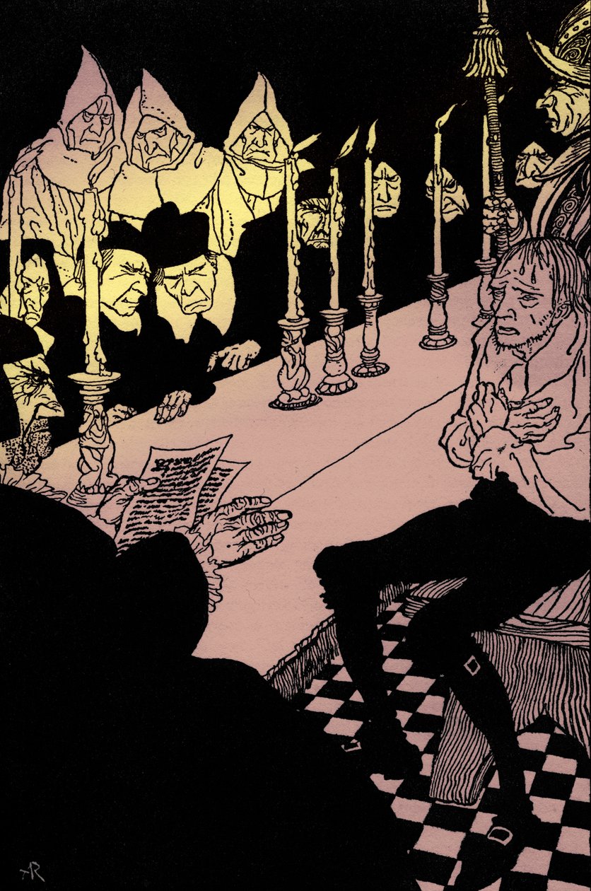 „Jáma a kyvadlo“ od Edgara Allana Poea od Arthur Rackham