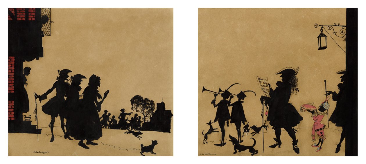 Die Verkündigung [aus Aschenputtel] od Arthur Rackham